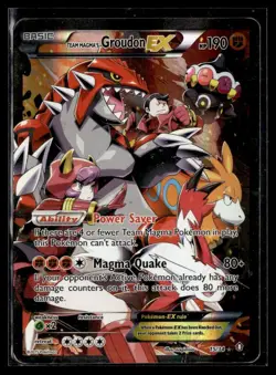 2015 XY Double Crisis Holo Team Magma's Groudon ex Ultra Rare #15/34 - Image 1