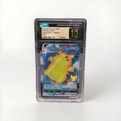 Pokemon TCG Surfing Pikachu VMAX (2021) 009/025 Celebrations CGC 10 Pristine - Image 1