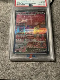 PSA 10 Pokemon SVP 151 UPC Black Star Promo Mew EX #053 GEM MINT - Image 4