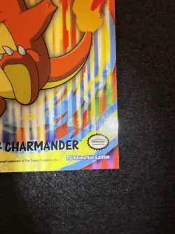 Pokemon Charmander #04 10 of 10 Topps TV Animation Sticker in LP condition! - Image 5
