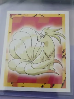 1999 Ninetales Pokemon Sticker Topps Merlin - Image 1