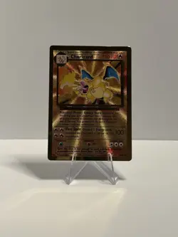 Pokemon Celebrations Ultra Premium Collection #4/102 Charizard Gold Metal Promo - Image 2