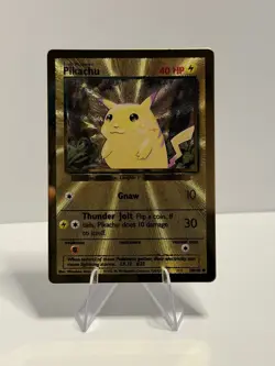 Pokemon Celebrations Ultra Premium Collection #58/102 Pikachu Gold Metal Promo - Image 3