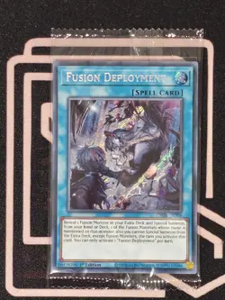 CH01-EN029 Fusion Deployment Alt Art Secret Rare 1st Ed YUGIOH SEALED - Image 1