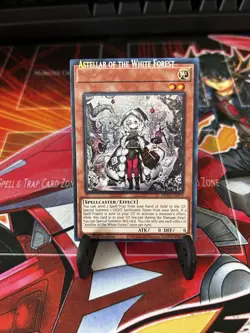 Yu-Gi-Oh! Astellar of the White Forest MP25-EN079 Name Shift MISPRINT - Image 1