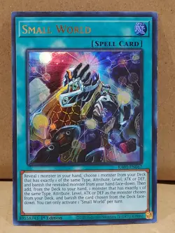 Small World - RA01-EN067 Ultra Rare Yugioh! Holo Foil Nice! - Image 1
