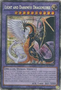 Light and Darkness Dragonlord Starlight Rare Yugioh 2025 Mega-Pack 1st Edition - Image 1