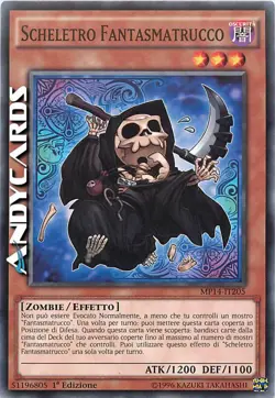 SCHELETRO FANTASMATRUCCO (Ghostrick Skeleton) Comune • MP14 IT205 • 1Ed • Yugioh - Image 1