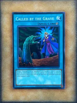 Yugioh Called by the Grave SDWD-EN026 Common Unlimited MISPRINT NM - Image 1