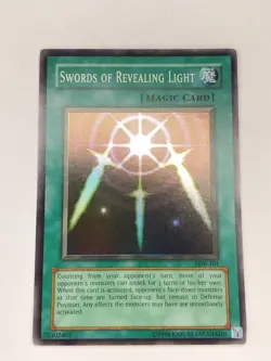 Yu-Gi-Oh! TCG Swords Of Revealing Light LOB-101 Super Rare LP - Image 1
