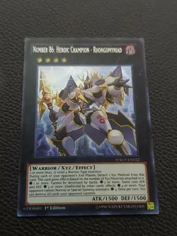 Yu-Gi-Oh! TCG Number 86: Heroic Champion - Rhongomyniad World Superstars... - Image 1