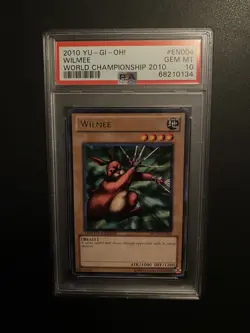 PSA 10 GEM MINT Wilmee WCPP-EN004 Rare World Championship 2010 Yugioh POP 3! - Image 1