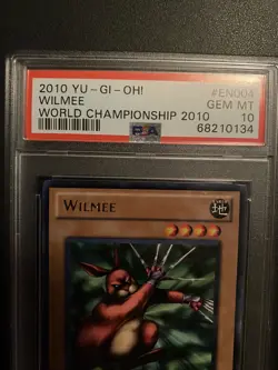 PSA 10 GEM MINT Wilmee WCPP-EN004 Rare World Championship 2010 Yugioh POP 3! - Image 2