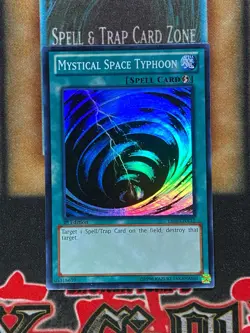 Yugioh Mystical Space Typhoon YS13-ENV12 Super Rare 1st Ed NM - Image 1