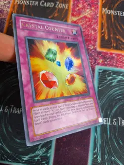 Yu-Gi-Oh! Crystal Counter DP07-EN024 Ultra Rare Unlimited Near Mint - Image 2