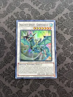 Yugioh! Dragunity Knight - Gormfaobhar - BLVO-EN045 - Super Rare - 1st Edition - Image 1
