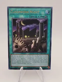 YuGiOh! - Clockwork Night RA03-EN071 Ultra Rare 1st Edition Near Mint - Image 1