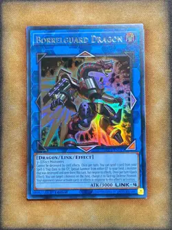 Yugioh Borrelguard Dragon BLC1-EN019 Ultra Rare 1st Ed SILVER NM - Image 1