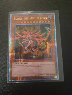 EGYPTIAN GOD CARDS OBELISK SLIFER RA LC01 Quarter Century Secret Rare Yugioh TCG - Image 3