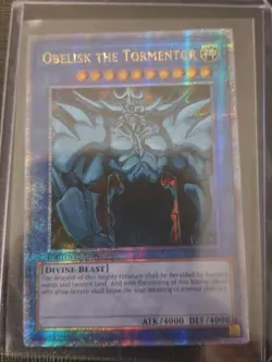 EGYPTIAN GOD CARDS OBELISK SLIFER RA LC01 Quarter Century Secret Rare Yugioh TCG - Image 5