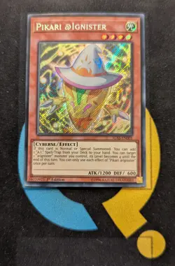 IGAS-EN001 Pikari @Ignister Secret Rare 1st Edition YuGiOh Card - Image 1