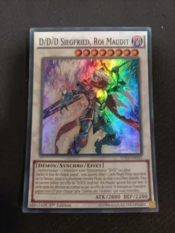 Carte Yu-Gi-Oh D/D/D Siegfried Roi Maudit Sdp-fr042 - Image 1