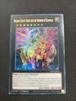 Carte Yu-Gi-Oh Dragon Celeste Hieratique Du Seigneur d'Heliopolis Gftp-fr004 - Image 1