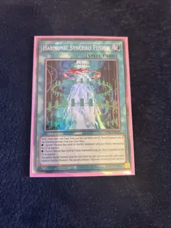 MZMI-EN035 Harmonic Synchro Fusion : Collector's Rare Card : 1st Edition YuGiOh - Image 1