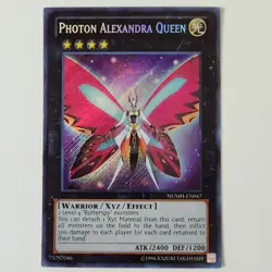 Photon Alexandra Queen - NUMH-EN047 - Secret Rare - HP/DMG - Unlimited - Yugioh - Image 1