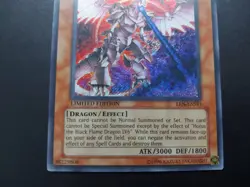 Yugioh - Horus the Black Flame Dragon LV8 EEN-ENSE1 Secret Rare Promo - Image 3