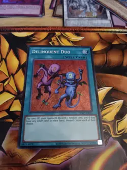 1x Delinquent Duo LCKC-EN101 Secret Rare Foil Mint Condition - Image 1