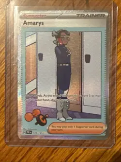 Amarys Prismatic Evolutions Holo Sir Pokemon TCG Card 170/131 NM Condition - Image 1
