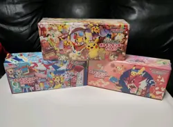 Pokemon Center Tohoku Hiroshima Fukuoka Special 3 Box set w/Promo card Pikachu - Image 1