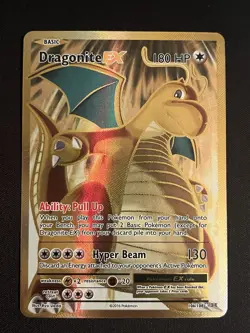 Dragonite EX 106/108 XY Evolutions Full Art Holo Near Mint Pokemon TCG Card - Image 1