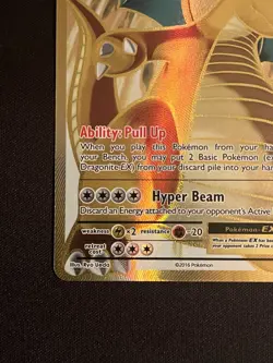 Dragonite EX 106/108 XY Evolutions Full Art Holo Near Mint Pokemon TCG Card - Image 5