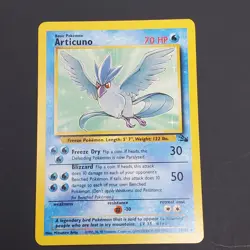 Articuno Fossil Set Pokemon Card 1999 WOTC 17/62 Non-Holo LP/NM - Image 1