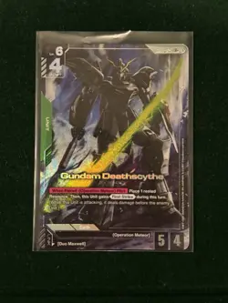 Gundam Card Game Gundam Deathscythe GD01-025 LR+ - Image 1