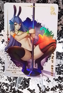 ❤Cartoon Beauty New Jersey Azur Lane Engraved ACG Waifu Holo Anime Card - Image 1