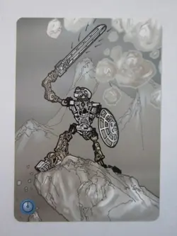 KOPAKA BIONICLE QUEST FOR MASKS AVALANCHE CARD 132 FULL ART LEGO NEVER PLAYED NM - Image 1