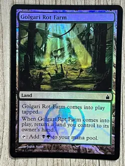 Golgari Rot Farm FOIL Ravnica: City of Guilds NM Land Common MTG CARD - Image 1