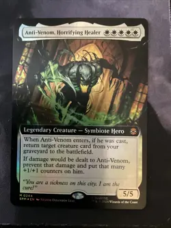 FOIL BORDERLESS Anti-Venom, Horrifying Healer Marvel's Spider-Man - Image 1