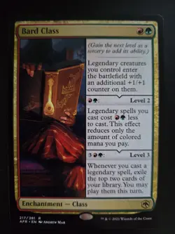 Bard Class NM Adventures in the Forgotten Realms MTG FREE SHIPPING - Image 1