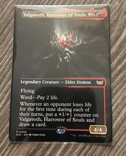Valgavoth, Harrower of Souls (Borderless) Commander: Duskmourn: House of Horror - Image 1