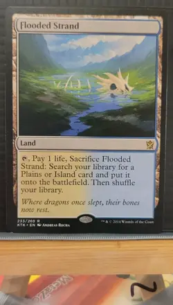 Mtg FLOODED STRAND NM KhansOfTarkir 233/269 -Argo- - Image 3
