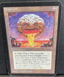 Chaos Orb Alpha Edition Regular No Inking LP MTG Very Rare - Image 2