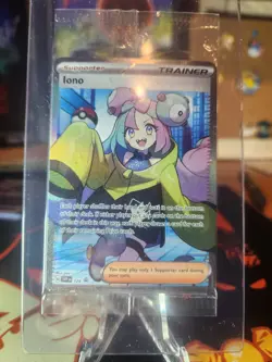 SEALED Pokemon Iono 124 Sv: Scarlet & Violet Black Star Promo Near Mint - Image 1