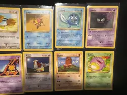 Pokemon TCG Base Set 1st Edition (Shadowless) Lot Of 10 - Image 3