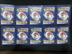 Pokemon TCG Base Set 1st Edition (Shadowless) Lot Of 10 - Image 4