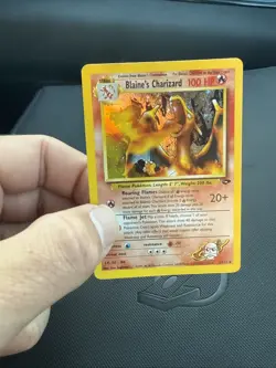 Pokemon TCG Blaine's Charizard 2/132 Gym Challenge Holo - Image 1