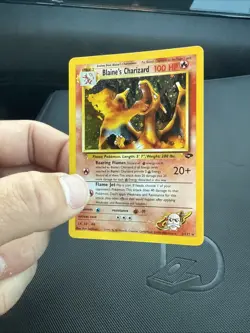 Pokemon TCG Blaine's Charizard 2/132 Gym Challenge Holo - Image 4
